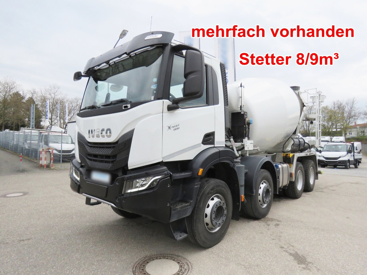 X-Way AD360X40BZ 8x4 X-Way AD360X40BZ 8x4, Stetter Betonmischer ca. 9m³ - Concrete mixer truck: picture 1 X-Way AD360X40BZ 8x4 X-Way AD360X40BZ 8x4, Stetter Betonmischer ca. 9m³ - Concrete mixer truck: picture 1