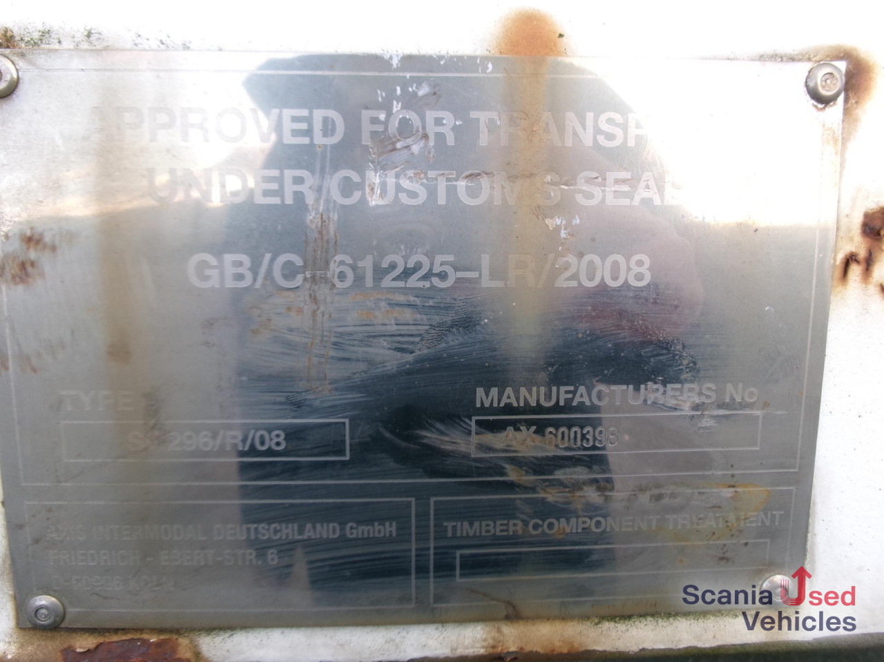 Wechselkoffer 7,45m mit Rolltor Schlüssellochwand - Closed box trailer: picture 3 Wechselkoffer 7,45m mit Rolltor Schlüssellochwand - Closed box trailer: picture 3