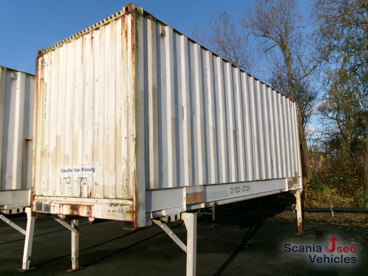 Wechselkoffer mit Rolltor und - Closed box trailer: picture 1 Wechselkoffer mit Rolltor und - Closed box trailer: picture 1