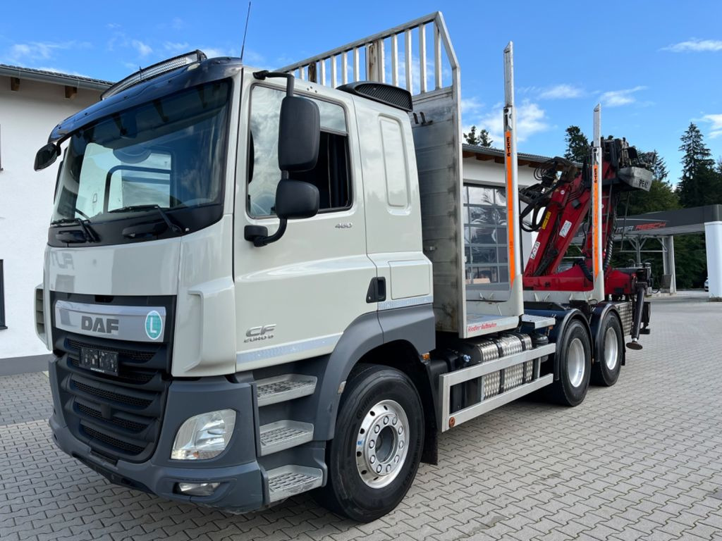 DAF CF 460 6x4 mit Riedler Holzaufb. Penz Kran 12Z DAF CF 460 6x4 mit Riedler Holzaufb. Penz Kran 12Z - Timber truck, Crane truck: picture 4 DAF CF 460 6x4 mit Riedler Holzaufb. Penz Kran 12Z DAF CF 460 6x4 mit Riedler Holzaufb. Penz Kran 12Z - Timber truck, Crane truck: picture 4