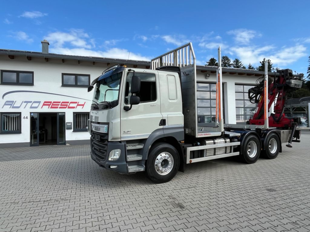 DAF CF 460 6x4 mit Riedler Holzaufb. Penz Kran 12Z - Timber truck, Crane truck: picture 3 DAF CF 460 6x4 mit Riedler Holzaufb. Penz Kran 12Z - Timber truck, Crane truck: picture 3