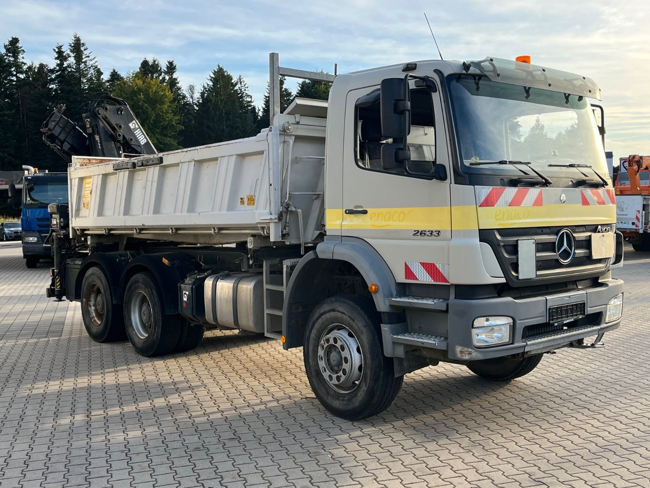 Mercedes-Benz Axor 2633 6x4 Meiller Kipper HIAB 144E-3 Kran - Tipper, Crane truck: picture 3 Mercedes-Benz Axor 2633 6x4 Meiller Kipper HIAB 144E-3 Kran - Tipper, Crane truck: picture 3