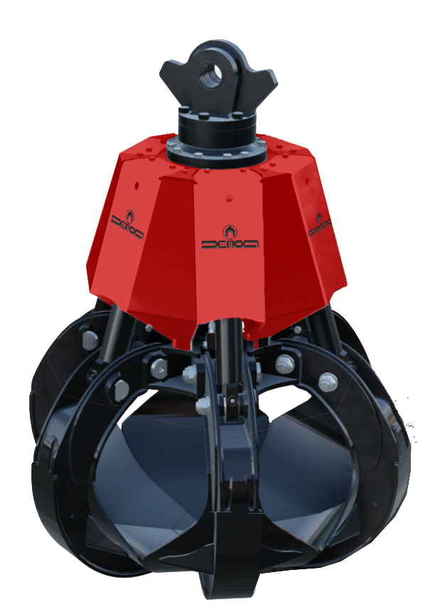 DEMOQ PG500 Hydraulic Polyp -grab - Grapple for Construction machinery: picture 1 DEMOQ PG500 Hydraulic Polyp -grab - Grapple for Construction machinery: picture 1