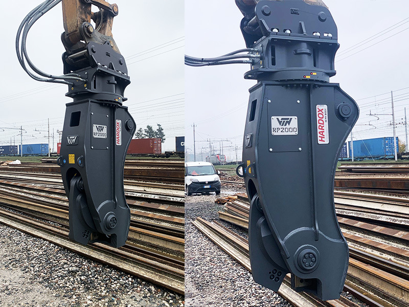 VTN RP200 Rail Cutter - Demolition shears for Excavator: picture 2 VTN RP200 Rail Cutter - Demolition shears for Excavator: picture 2