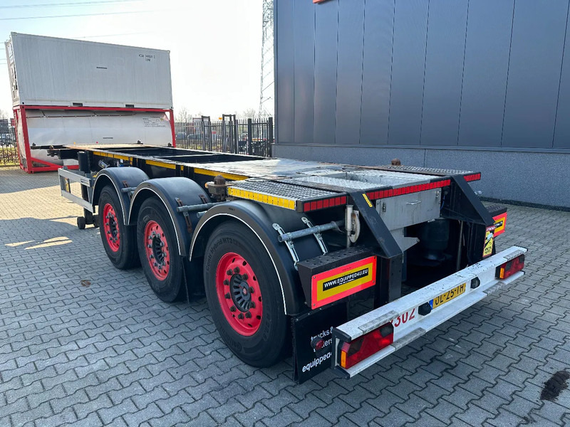 Burg 20FT ADR (EX/II, EX/III, FL, AT), empty weight: 3.690kg, SAF INTRADISC, 2x liftaxle, ALCOA, NL-Chassis - Container transporter/ Swap body semi-trailer: picture 3 Burg 20FT ADR (EX/II, EX/III, FL, AT), empty weight: 3.690kg, SAF INTRADISC, 2x liftaxle, ALCOA, NL-Chassis - Container transporter/ Swap body semi-trailer: picture 3
