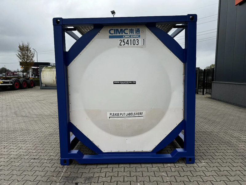 Tank container for transportation of chemicals CIMC 20FT ISO, 25.050L / 1-COMP / 3 BAFFELS / T11 / 4 manholes / ADR valid until 04/2027: picture 7 Tank container for transportation of chemicals CIMC 20FT ISO, 25.050L / 1-COMP / 3 BAFFELS / T11 / 4 manholes / ADR valid until 04/2027: picture 7