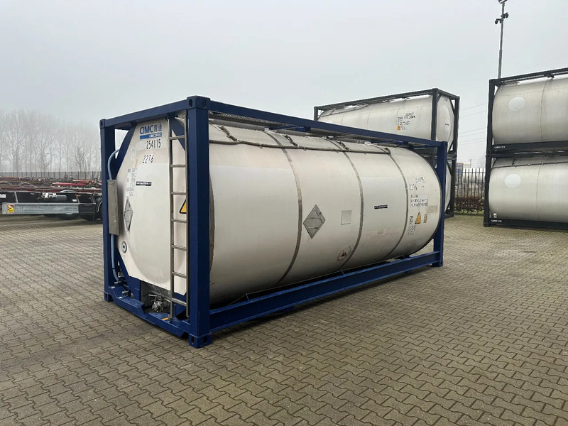 CIMC 20FT ISO, 25.050L / 1-COMP / 3 BAFFELS / T12 / 22T6 /, 4 manholes, ADR valid until 12/2026 - Storage tank: picture 4 CIMC 20FT ISO, 25.050L / 1-COMP / 3 BAFFELS / T12 / 22T6 /, 4 manholes, ADR valid until 12/2026 - Storage tank: picture 4