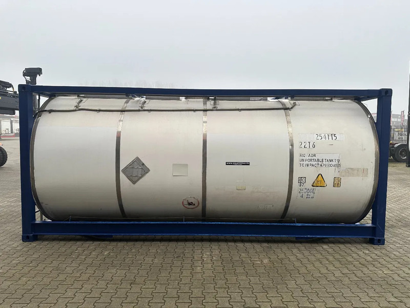 CIMC 20FT ISO, 25.050L / 1-COMP / 3 BAFFELS / T12 / 22T6 /, 4 manholes, ADR valid until 12/2026 - Storage tank: picture 3 CIMC 20FT ISO, 25.050L / 1-COMP / 3 BAFFELS / T12 / 22T6 /, 4 manholes, ADR valid until 12/2026 - Storage tank: picture 3