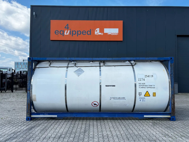 CIMC 20FT ISO, 25.090L/1-COMP/3 BAFFELS/4 manholes, ADR valid until 11/2026 - Storage tank: picture 2 CIMC 20FT ISO, 25.090L/1-COMP/3 BAFFELS/4 manholes, ADR valid until 11/2026 - Storage tank: picture 2