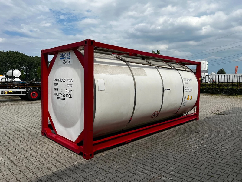 CIMC 20FT ISO, 25.100L/1-COMP/3 BAFFELS/4 manholes, ADR valid until 02/2025 - Storage tank: picture 4 CIMC 20FT ISO, 25.100L/1-COMP/3 BAFFELS/4 manholes, ADR valid until 02/2025 - Storage tank: picture 4