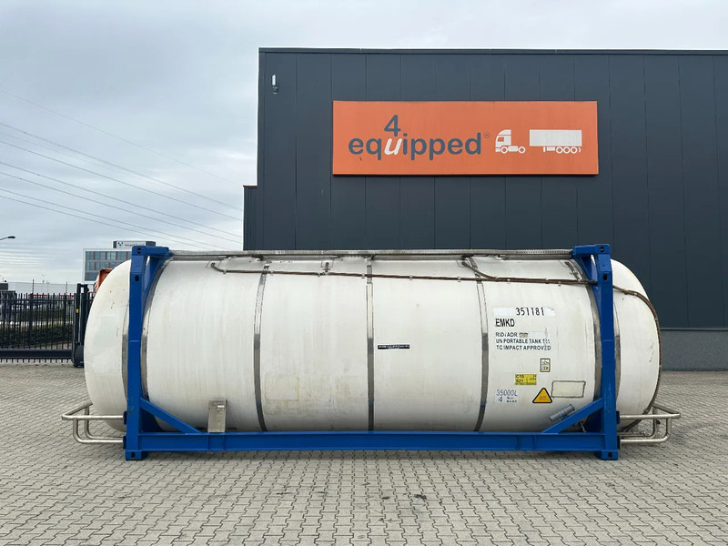 CIMC 20FT SWAP 35.040L, 4 baffles / 5 holes / T11 / 5Y-test valid till 08/2027 - Storage tank: picture 2 CIMC 20FT SWAP 35.040L, 4 baffles / 5 holes / T11 / 5Y-test valid till 08/2027 - Storage tank: picture 2