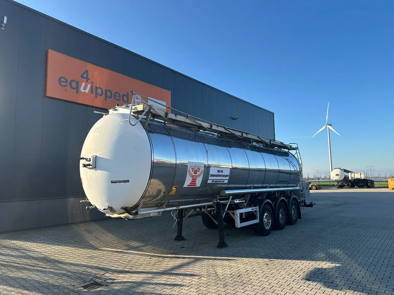 Feldbinder FOOD / LEVENSMIDDELEN/ LEBENSMITTEL / 33.500L / 3-COMP / PUMP / NL-trailer / APK: 05-2026 - Tank semi-trailer: picture 1 Feldbinder FOOD / LEVENSMIDDELEN/ LEBENSMITTEL / 33.500L / 3-COMP / PUMP / NL-trailer / APK: 05-2026 - Tank semi-trailer: picture 1