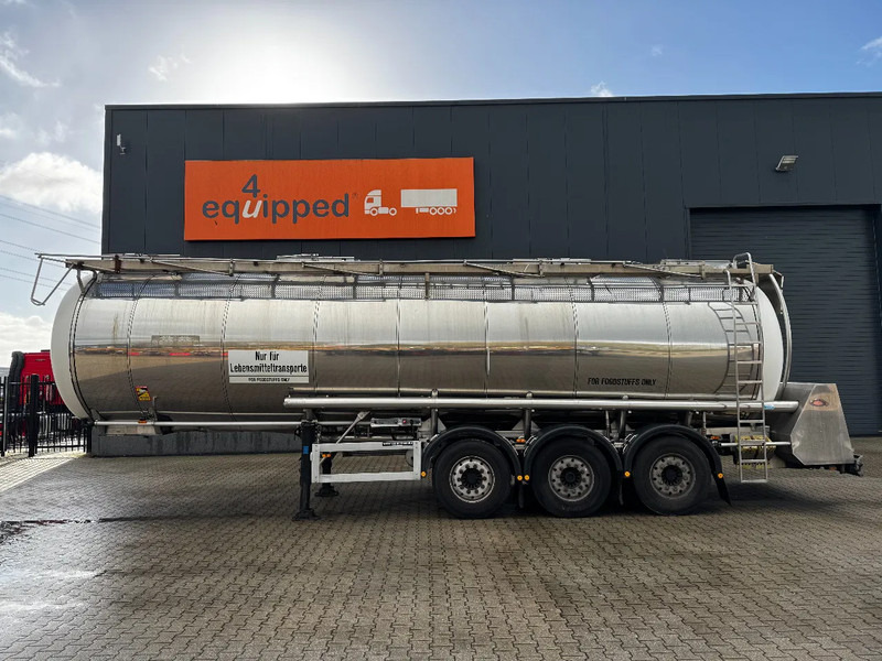 Feldbinder LEBENSMITTEL / LEVENSMIDDELEN FOOD / 33.500L / 3-COMP / PUMPE / INOX / NL-trailer / APK: 05-2026 - Tank semi-trailer: picture 3 Feldbinder LEBENSMITTEL / LEVENSMIDDELEN FOOD / 33.500L / 3-COMP / PUMPE / INOX / NL-trailer / APK: 05-2026 - Tank semi-trailer: picture 3