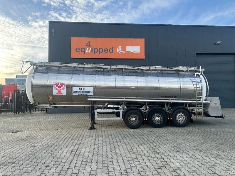 Feldbinder LEVENSMIDDELEN / FOOD / LEBENSMITTEL / 33.500L / 3-COMP / POMP / NL-trailer / APK: 08-2026, 10x beschikbaar - Tank semi-trailer: picture 2 Feldbinder LEVENSMIDDELEN / FOOD / LEBENSMITTEL / 33.500L / 3-COMP / POMP / NL-trailer / APK: 08-2026, 10x beschikbaar - Tank semi-trailer: picture 2