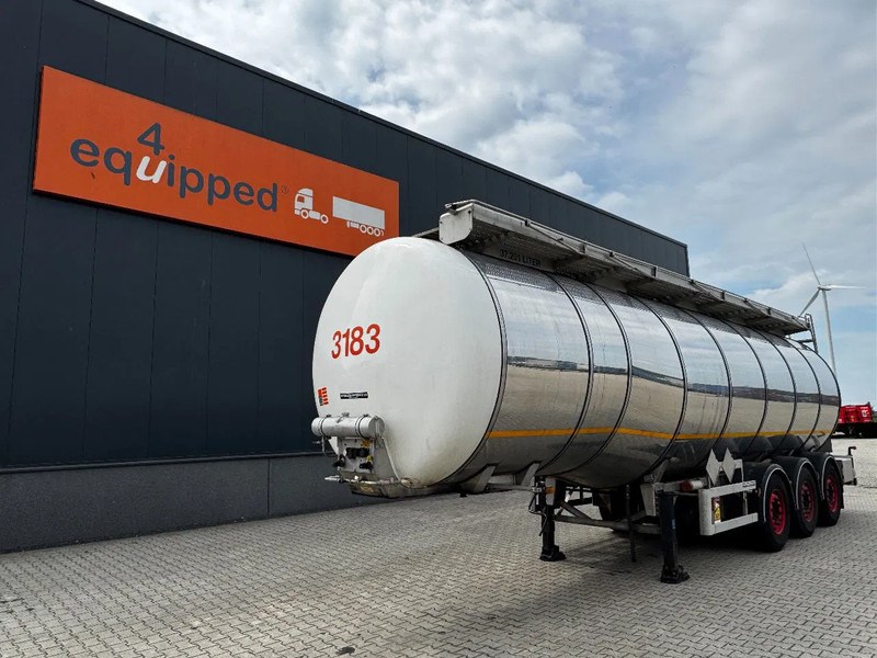 Indox 37.500L / 1-COMP /4-BAFFELS, ADR, L4BH, INOX, NL, APK/ADR till 10/2025, new SAF axles, ALCOA - Tank semi-trailer: picture 1 Indox 37.500L / 1-COMP /4-BAFFELS, ADR, L4BH, INOX, NL, APK/ADR till 10/2025, new SAF axles, ALCOA - Tank semi-trailer: picture 1