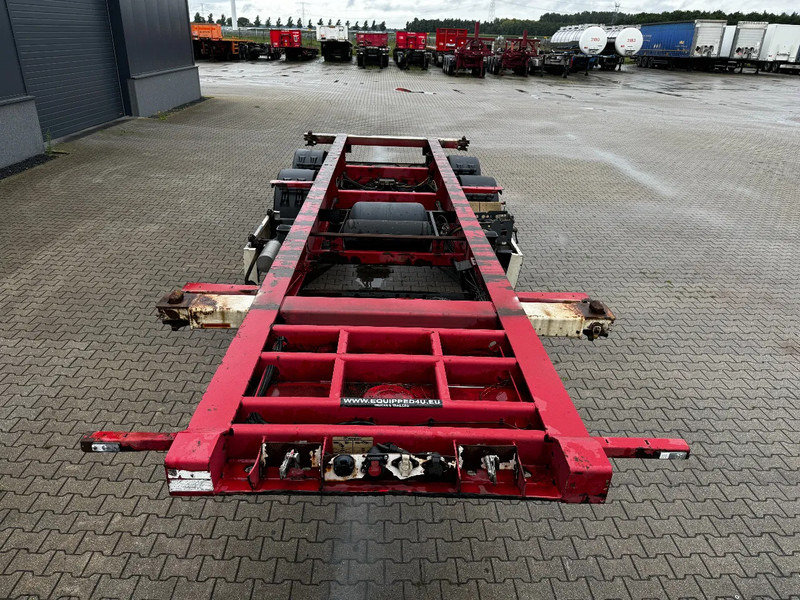 Krone 2-assig 20FT chassis, BPW + trommel, luchtvering, leeggewicht: 3.180kg - Container transporter/ Swap body semi-trailer: picture 2 Krone 2-assig 20FT chassis, BPW + trommel, luchtvering, leeggewicht: 3.180kg - Container transporter/ Swap body semi-trailer: picture 2