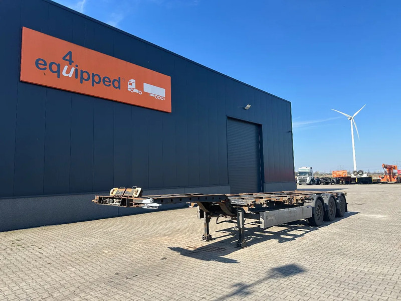 Krone 45FT HC, disc, extendable front+ rear+ bumper, NL-chassis - Container transporter/ Swap body semi-trailer: picture 1 Krone 45FT HC, disc, extendable front+ rear+ bumper, NL-chassis - Container transporter/ Swap body semi-trailer: picture 1