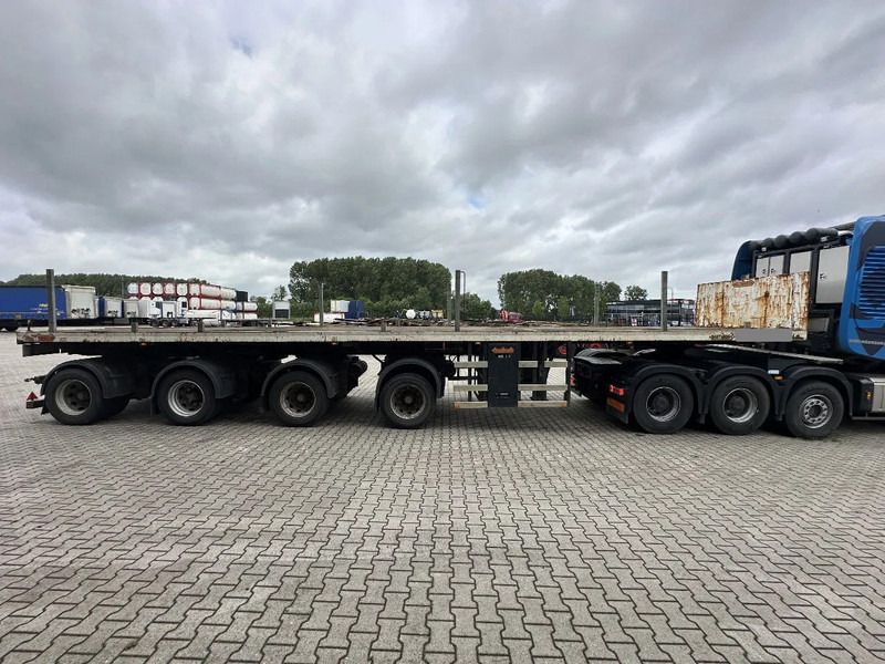 Nooteboom OVB-73-04, 73 tons 4-axle Ballast trailer, 3 hydraulic steering axles, 75% tyres, MOT 03/2026 - Dropside/ Flatbed semi-trailer: picture 3 Nooteboom OVB-73-04, 73 tons 4-axle Ballast trailer, 3 hydraulic steering axles, 75% tyres, MOT 03/2026 - Dropside/ Flatbed semi-trailer: picture 3