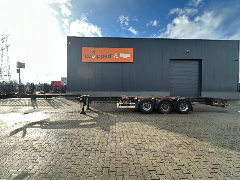 Pacton 45FT HC multi (3x extendable) / liftaxle / BPW drum / NL-chassis - Container transporter/ Swap body semi-trailer: picture 3 Pacton 45FT HC multi (3x extendable) / liftaxle / BPW drum / NL-chassis - Container transporter/ Swap body semi-trailer: picture 3
