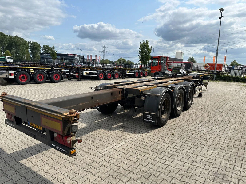 Pacton FLEX XL 45FT HC multi (2x extendable), liftaxle, SAF + DRUM, NL-chassis - Container transporter/ Swap body semi-trailer: picture 5 Pacton FLEX XL 45FT HC multi (2x extendable), liftaxle, SAF + DRUM, NL-chassis - Container transporter/ Swap body semi-trailer: picture 5