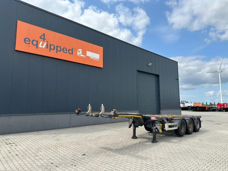 Pacton FLEX XL 45FT HC multi (2x extendable), liftaxle, SAF + DRUM, NL-chassis - Container transporter/ Swap body semi-trailer: picture 2 Pacton FLEX XL 45FT HC multi (2x extendable), liftaxle, SAF + DRUM, NL-chassis - Container transporter/ Swap body semi-trailer: picture 2