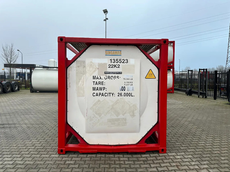 SINGAMAS 20FT ISO, 26.000L/1-COMP/3 BAFFELS/3 manholes, 5Y inspection: 06/2027 - Storage tank: picture 5 SINGAMAS 20FT ISO, 26.000L/1-COMP/3 BAFFELS/3 manholes, 5Y inspection: 06/2027 - Storage tank: picture 5