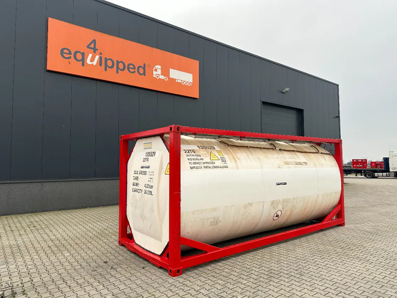 SINGAMAS 20FT ISO, 26.000L/1-COMP/3 BAFFELS/3 manholes, 5Y inspection: 06/2027 - Storage tank: picture 1 SINGAMAS 20FT ISO, 26.000L/1-COMP/3 BAFFELS/3 manholes, 5Y inspection: 06/2027 - Storage tank: picture 1