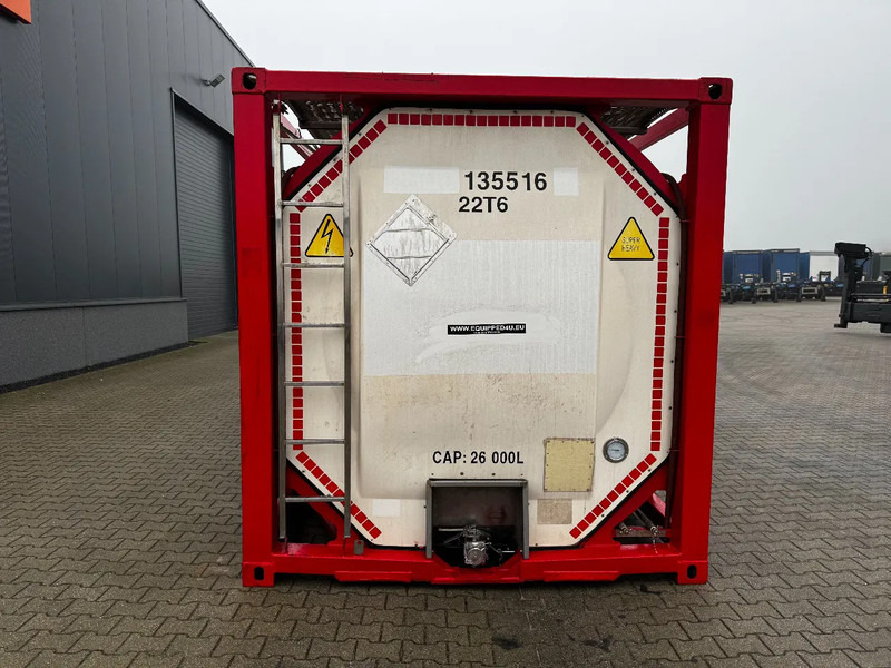 SINGAMAS 20FT ISO, 26.000L/1-COMP/3 BAFFELS/3 manholes, 5Y inspection: 07/2027 - Storage tank: picture 4 SINGAMAS 20FT ISO, 26.000L/1-COMP/3 BAFFELS/3 manholes, 5Y inspection: 07/2027 - Storage tank: picture 4