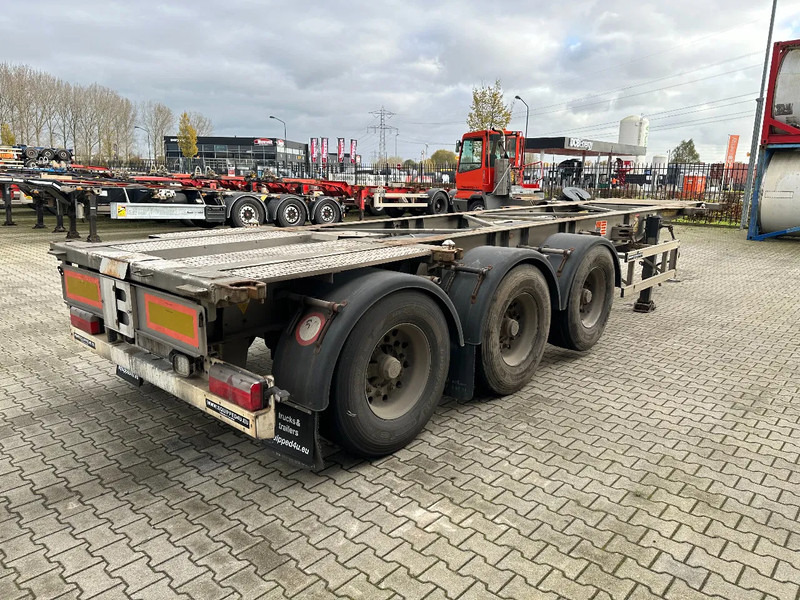 TURBO'S HOET 20FT/30FT, ADR (FL, AT, OX), empty weight: 3.720kg, ALCOA, galvanized, BPW+DISC, liftaxle - Container transporter/ Swap body semi-trailer: picture 3 TURBO'S HOET 20FT/30FT, ADR (FL, AT, OX), empty weight: 3.720kg, ALCOA, galvanized, BPW+DISC, liftaxle - Container transporter/ Swap body semi-trailer: picture 3
