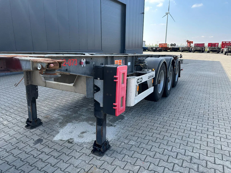 Container transporter/ Swap body semi-trailer Van Hool 20FT/30FT, ADR (EX/II, EX/III, FL, OX, AT), BPW + drum, ALCOA, galvanized, liftaxle, NL-Chassis: picture 11