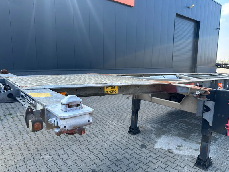 Container transporter/ Swap body semi-trailer Van Hool 20FT/30FT, ADR (EX/II, EX/III, FL, OX, AT), BPW + drum, ALCOA, galvanized, liftaxle, NL-Chassis: picture 10