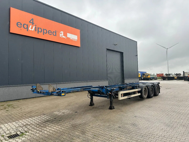 Van Hool 40FT HC-chassis, DISCBRAKES, liftaxle, extendable - Container transporter/ Swap body semi-trailer: picture 1 Van Hool 40FT HC-chassis, DISCBRAKES, liftaxle, extendable - Container transporter/ Swap body semi-trailer: picture 1