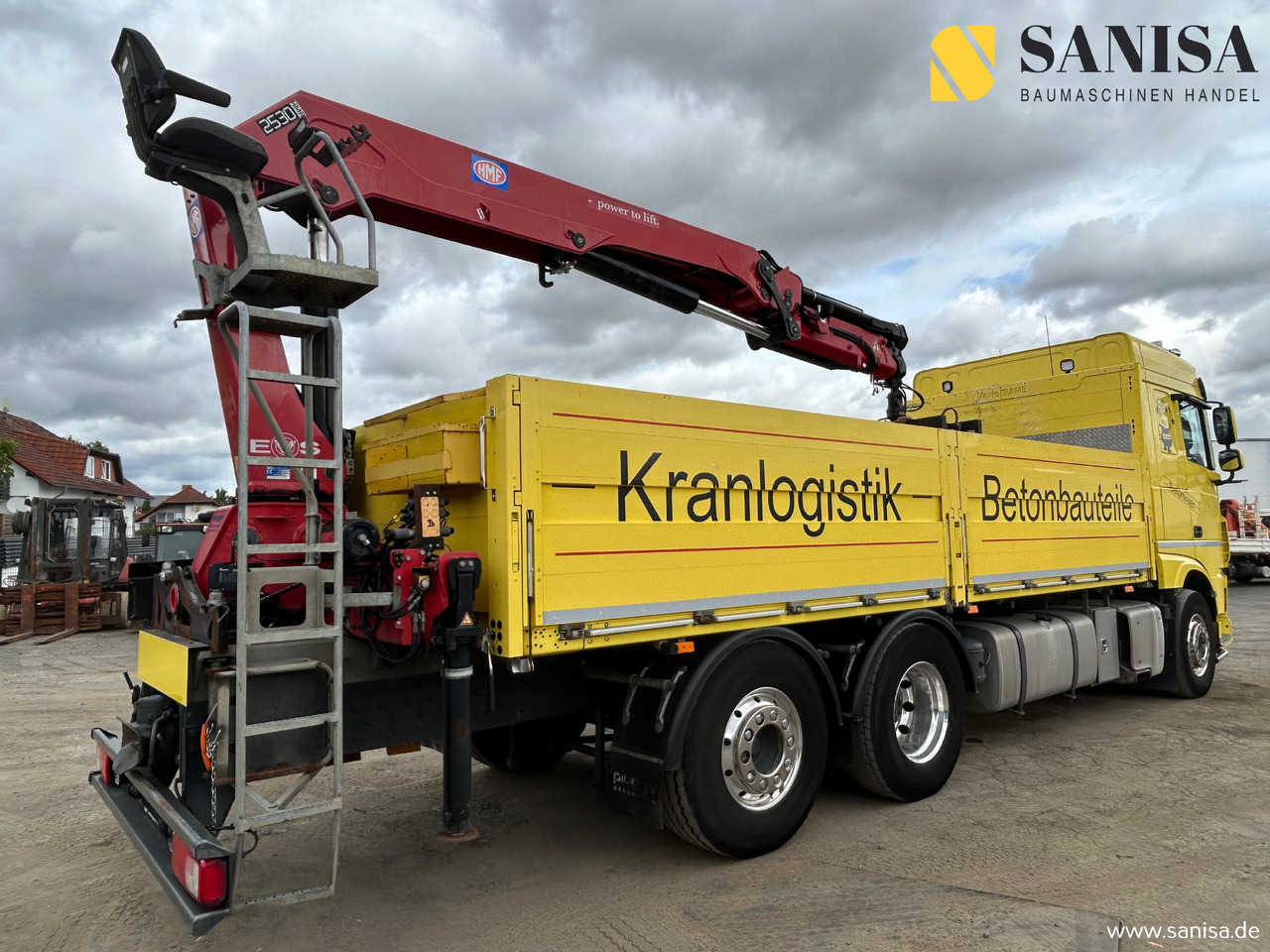 DAF XF 480/HMF 2530 L-CR Kran/Lenk/Lift/Baustoff - Dropside/ Flatbed truck, Crane truck: picture 5 DAF XF 480/HMF 2530 L-CR Kran/Lenk/Lift/Baustoff - Dropside/ Flatbed truck, Crane truck: picture 5