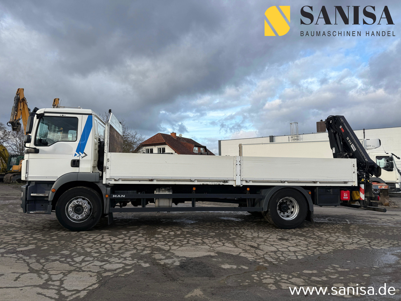 MAN TGM 18.340/Kran Hiab 099 E-2 HIDUO - Dropside/ Flatbed truck, Crane truck: picture 3 MAN TGM 18.340/Kran Hiab 099 E-2 HIDUO - Dropside/ Flatbed truck, Crane truck: picture 3
