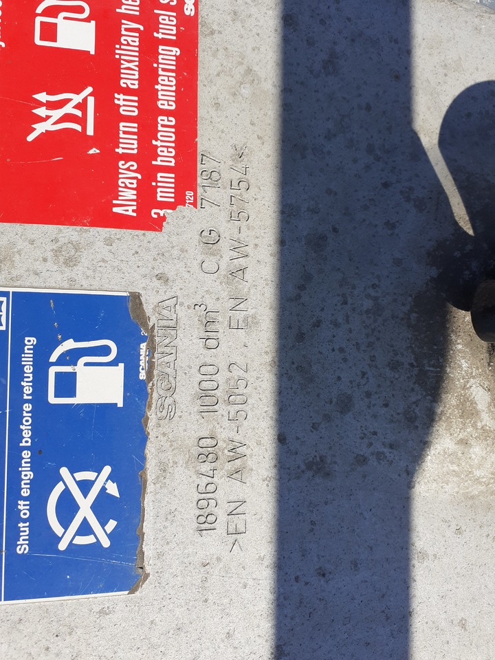 SCANIA R440 - Fuel tank for Cab chassis truck: picture 2 SCANIA R440 - Fuel tank for Cab chassis truck: picture 2