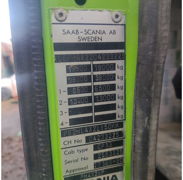 Container transporter/ Swap body truck Scania 82-H: picture 11 Container transporter/ Swap body truck Scania 82-H: picture 11