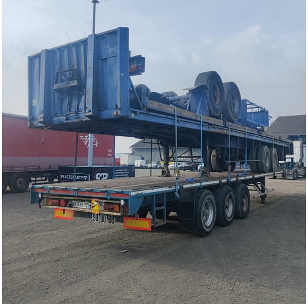 Trouillet Plateau - Dropside/ Flatbed semi-trailer: picture 1 Trouillet Plateau - Dropside/ Flatbed semi-trailer: picture 1