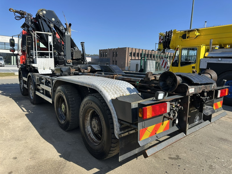 Hook lift truck, Crane truck DAF CF 85.410 8x4 HOOKLIFT + CRANE HIAB 244 EP-3 HIDUO - Radio - Rotator - RETARDER - EURO 4 - BIG AXLES HUB REDUCTION: picture 9