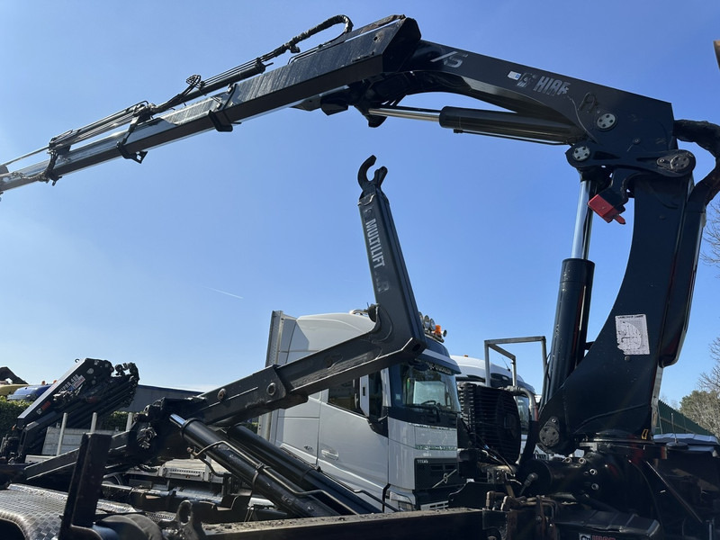 Hook lift truck, Crane truck DAF CF 85.410 8x4 HOOKLIFT + CRANE HIAB 244 EP-3 HIDUO - Radio - Rotator - RETARDER - EURO 4 - BIG AXLES HUB REDUCTION: picture 12
