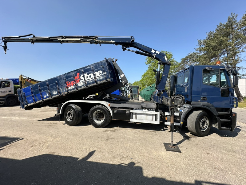 Iveco STRALIS 420 6x2 + CRANE HMF 1720 K3 + ROTATOR - LIFT + STEERING AXLE - EURO 5 - *FULL AIR* - CONTAINER INCL. - BE TRUCK - Hook lift truck, Crane truck: picture 4 Iveco STRALIS 420 6x2 + CRANE HMF 1720 K3 + ROTATOR - LIFT + STEERING AXLE - EURO 5 - *FULL AIR* - CONTAINER INCL. - BE TRUCK - Hook lift truck, Crane truck: picture 4