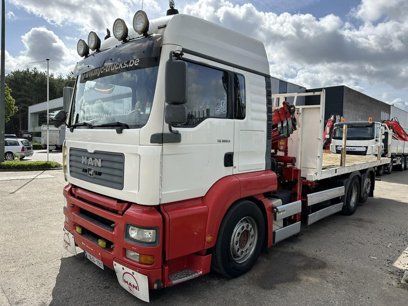 MAN TG 360 A 6x2 + CRANE ATLAS 100.1 A3 - PLATFORM 5m80 - E3 - LIFT-AXLE - FULL AIR SUSPENSION - ZF AS TRONIC - BE TRUCK - Crane truck: picture 4 MAN TG 360 A 6x2 + CRANE ATLAS 100.1 A3 - PLATFORM 5m80 - E3 - LIFT-AXLE - FULL AIR SUSPENSION - ZF AS TRONIC - BE TRUCK - Crane truck: picture 4