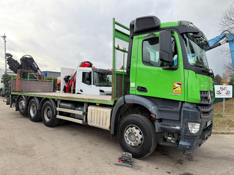 Mercedes-Benz AROCS 3240 8x4 TRIDEM + CRANE HIAB 166 E-5 HIPRO - ROTATOR - 5/6F - RADIO - PLATFORM 7m50 - EURO 6 - *324.000km* - LIFT + STEERING AXLE - Crane truck: picture 2 Mercedes-Benz AROCS 3240 8x4 TRIDEM + CRANE HIAB 166 E-5 HIPRO - ROTATOR - 5/6F - RADIO - PLATFORM 7m50 - EURO 6 - *324.000km* - LIFT + STEERING AXLE - Crane truck: picture 2