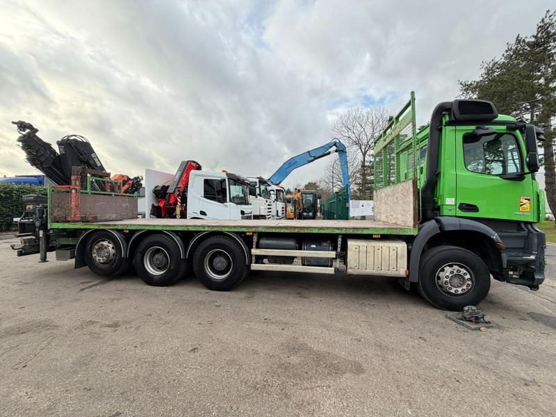 Mercedes-Benz AROCS 3240 8x4 TRIDEM PRITSCHE + KRAN HIAB 166 E-5 HIPRO - ROTATOR - 5/6F - RADIO - PLATFORM 7m50 - EURO 6 - *324.000km* - LIFT + STEERING AXLE - Dropside/ Flatbed truck, Crane truck: picture 5 Mercedes-Benz AROCS 3240 8x4 TRIDEM PRITSCHE + KRAN HIAB 166 E-5 HIPRO - ROTATOR - 5/6F - RADIO - PLATFORM 7m50 - EURO 6 - *324.000km* - LIFT + STEERING AXLE - Dropside/ Flatbed truck, Crane truck: picture 5