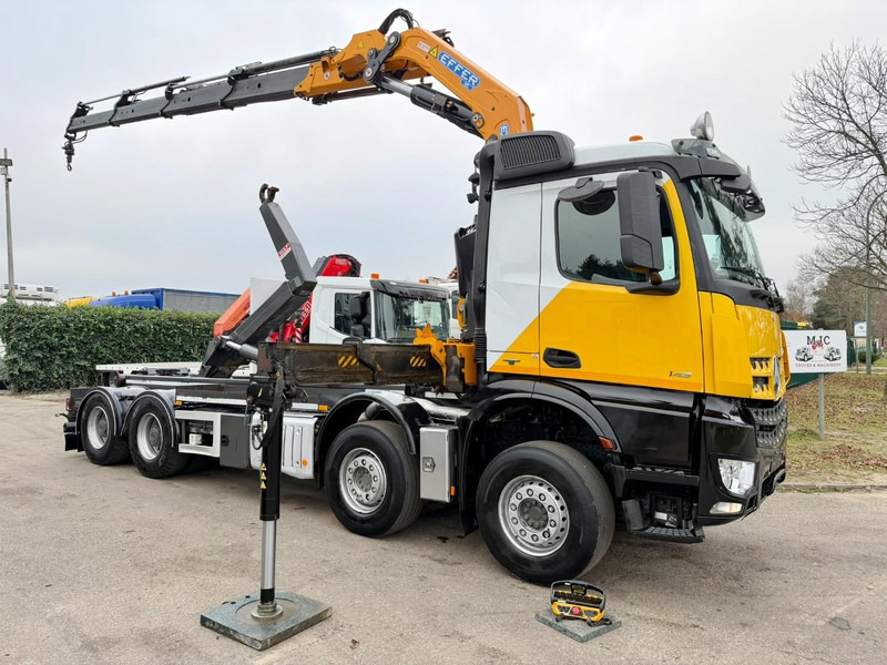 Mercedes-Benz AROCS 4143 8X4 ABROLLKIPPER + KRAN EFFER 395 4S + ROTATOR + RADIO - 5/6 F - BE TRUCK - TOP ZUSTAND - Crane truck: picture 3 Mercedes-Benz AROCS 4143 8X4 ABROLLKIPPER + KRAN EFFER 395 4S + ROTATOR + RADIO - 5/6 F - BE TRUCK - TOP ZUSTAND - Crane truck: picture 3