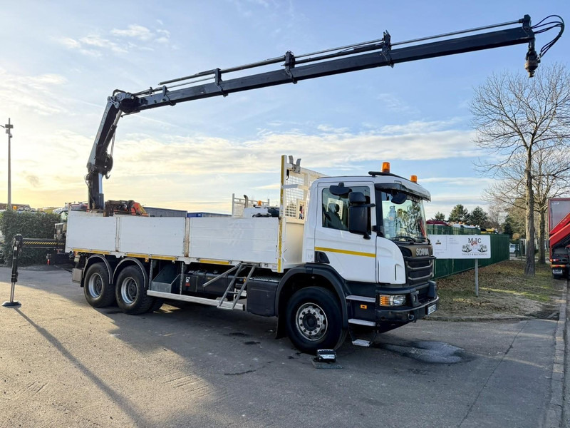 Scania P410 6x4 PRITSCHE + KRAN HIAB X-HIDUO 188 ES-4 - RETARDER - ROTATOR - PLATFORM 6m80 - BIG AXLES HUB REDUCTION - STEEL SPRING - TUV 05/2026 - Dropside/ Flatbed truck, Crane truck: picture 2 Scania P410 6x4 PRITSCHE + KRAN HIAB X-HIDUO 188 ES-4 - RETARDER - ROTATOR - PLATFORM 6m80 - BIG AXLES HUB REDUCTION - STEEL SPRING - TUV 05/2026 - Dropside/ Flatbed truck, Crane truck: picture 2