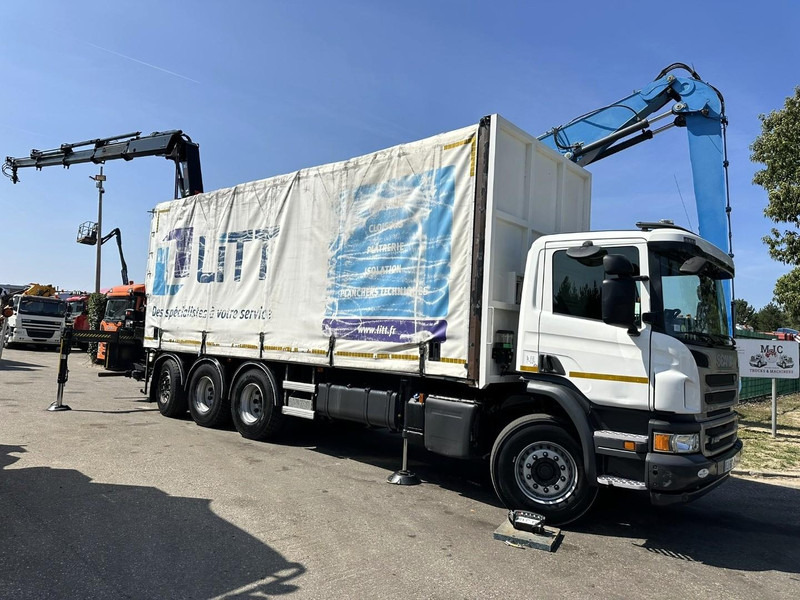 Scania P410 8x4 TRIDEM + CRANE HIAB 244 EP-4 HIDUO - RETARDER - LIFT + STEERING AXLE - *327.000km* - RADIO - Crane truck: picture 3 Scania P410 8x4 TRIDEM + CRANE HIAB 244 EP-4 HIDUO - RETARDER - LIFT + STEERING AXLE - *327.000km* - RADIO - Crane truck: picture 3