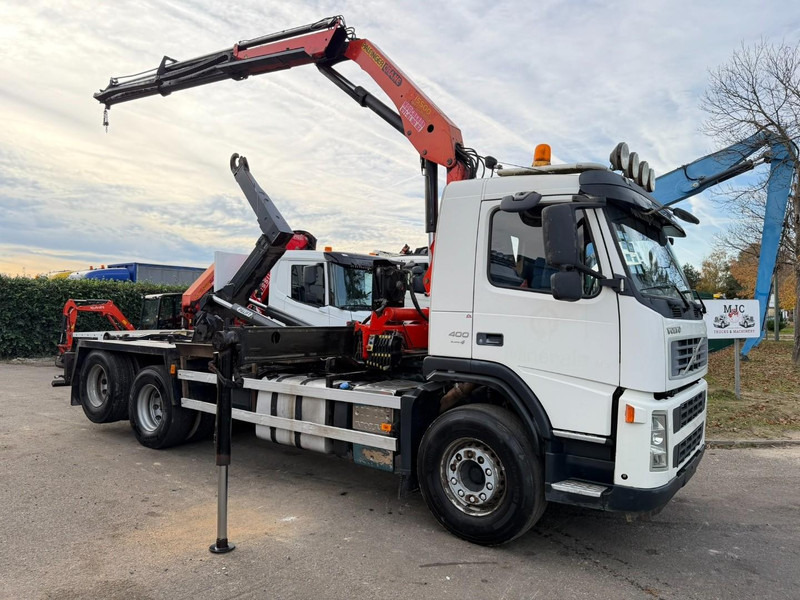 Volvo FM 400 6x2 HOOKLIFT + CRANE PALFINGER PK 15500 B (2x) - 5/6 F - MANUAL - EURO 4 - BE TRUCK - Hook lift truck, Crane truck: picture 1 Volvo FM 400 6x2 HOOKLIFT + CRANE PALFINGER PK 15500 B (2x) - 5/6 F - MANUAL - EURO 4 - BE TRUCK - Hook lift truck, Crane truck: picture 1