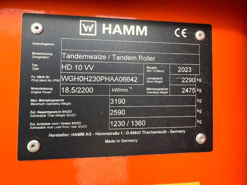 New Roller Hamm HD10 VV - NEW: picture 11
