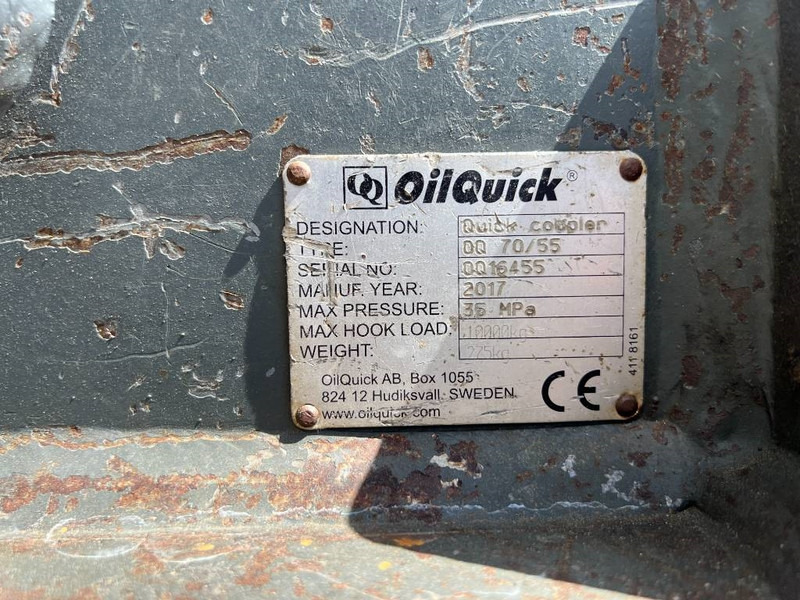 OilQuick OQ70/55 - EC210 / EC220 - Quick coupler for Construction machinery: picture 5 OilQuick OQ70/55 - EC210 / EC220 - Quick coupler for Construction machinery: picture 5