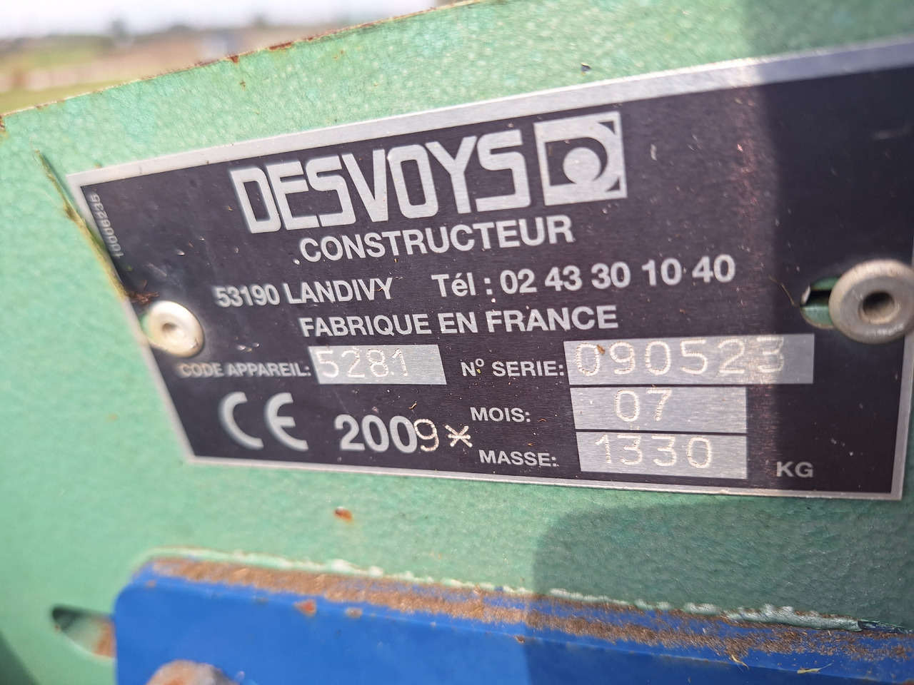 Desvoys - Mower: picture 5 Desvoys - Mower: picture 5